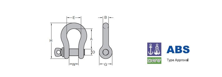 YOKE弓形卸扣8-807結(jié)構(gòu)尺寸圖 YOKE弓形卸扣8-807結(jié)構(gòu)尺寸圖