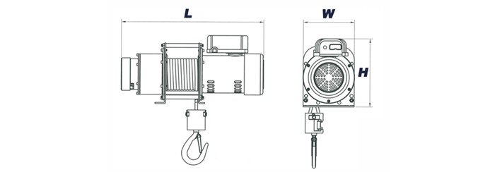 DU-204小型卷揚(yáng)機(jī)結(jié)構(gòu)尺寸圖片 DU-204小型卷揚(yáng)機(jī)結(jié)構(gòu)尺寸圖片