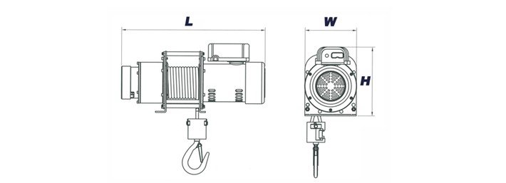 DU-205小型卷揚(yáng)機(jī)結(jié)構(gòu)尺寸圖片 DU-205小型卷揚(yáng)機(jī)結(jié)構(gòu)尺寸圖片