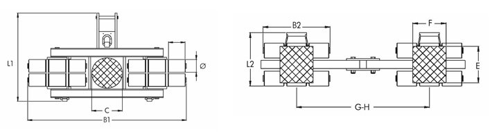 48噸S型組合搬運小坦克結(jié)構(gòu)尺寸圖片 48噸S型組合搬運小坦克結(jié)構(gòu)尺寸圖片