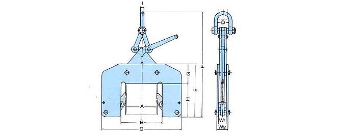 鷹牌ECHR型木質(zhì)梁吊夾具結(jié)構(gòu)尺寸圖片 鷹牌ECHR型木質(zhì)梁吊夾具結(jié)構(gòu)尺寸圖片