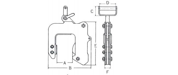 ECE型鷹牌混凝土吊具結(jié)構(gòu)尺寸圖片 ECE型鷹牌混凝土吊具結(jié)構(gòu)尺寸圖片