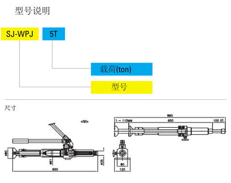 Tonners焊件推動千斤頂技術參數(shù)