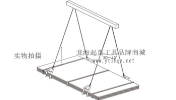 NETSUREN LP-W型鋼板吊鉤吊裝示意圖